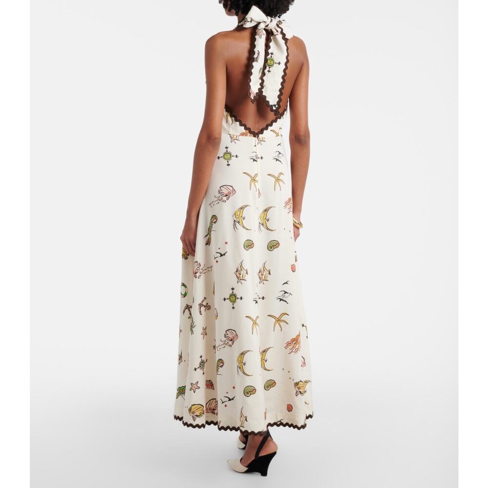 Alemais Printed halterneck maxi dress - Picture 3 of 10